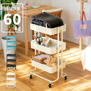 キッチンワゴン バスケット3段