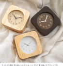 置き時計ウッドスクエア