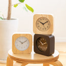 置き時計ウッドスクエア