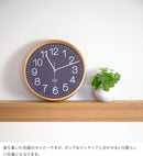 電波掛時計 プライウッド 28cm