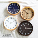 掛時計 プライウッド 22cm