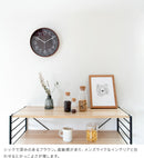 掛時計 プライウッド 28cm