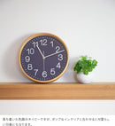 掛時計 プライウッド 28cm