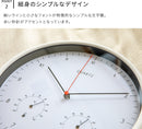 掛時計温湿度計付 ローレス 25ｃｍ