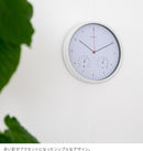 掛時計温湿度計付 ローレス 25ｃｍ