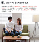 2Pソファ レトロスタイル フレンズ