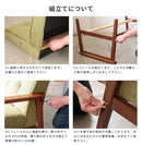 3Pソファ レトロスタイル フレンズ