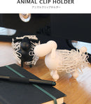 アニマルクリップホルダー シープ＆プードル