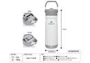 アイスフローフリップストロー真空ウォーターボトル0.65L