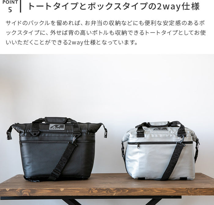 クーラーバッグ AOクーラーズ 12パック カーボン ソフトクーラー AO