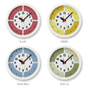 アナログ時計　ふんぷんくろっく ウィズ カラー[funpun clock]