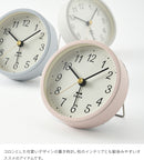 ブルーノ 置き時計 グレイッシュアラームクロック