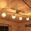 シーリングライト 4灯 クラックキューブ