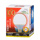 LED電球 ボール球 E26 100形 電球色