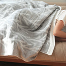 brisa 5重ガーゼケット 北欧柄 ブランチ(枝)/グレー