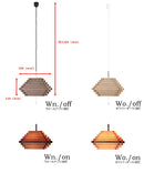 ペンダントライト 3灯 ブロードノット