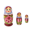 白木 マトリョーシカ 7センチ 3個組