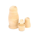 白木 マトリョーシカ 7センチ 3個組