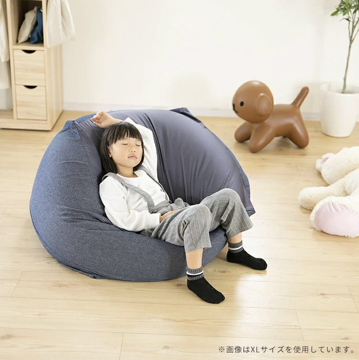 ビーズクッション XXL 約100×70×60cm おしゃれ家具 特大 背もたれ