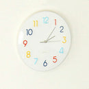 エンボスデザイン電波ラウンドウォールクロック