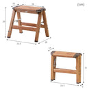 木目調 ステップスツール 1段