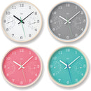 温湿度計付き 掛け時計 トリオ[TRiO]