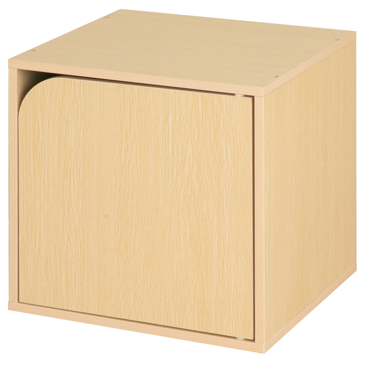 キューブボックス ツートンカラー CUBE BOX オープン 扉付き 棚付き