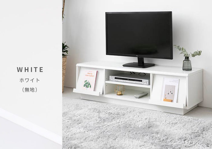 【値下げ】 デルタ テレビ台 完成品 120cm幅 キャスター付き ホワイト Amazon | 快適ホームズ テレビボード デルタ DELTA 幅120cm