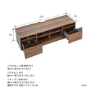 ガラス窓テレビボード