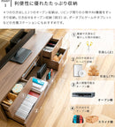 テレビボード120cm スライド棚付き