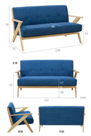 ファブリックソファ